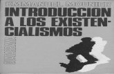 Introduccion a Los Existencialismos - Mounier, Emmanuel