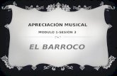 Apreciación Musical, El Barroco