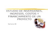 6. Inversiones, Ingresos, Egresos y Financiamiento