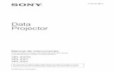 Manual Proyector Sony