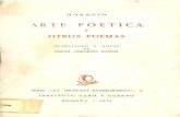Arte Poetica y Otros Poemas (Horacio Quintus -Horatius Flaccus)