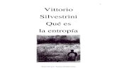70612060 QUE ES LA ENTROPIA Vittorio Silvestrini