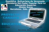Proyecto Canaima Educativo (Presentacion)