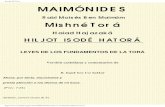 Maimonides - Leyes de Los Fundamentos de La Torah
