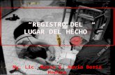 1. Registro Del Lugar Del Hecho