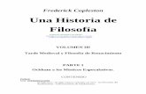 Copleston, Frederick Historia de La Filosofia Tomo III