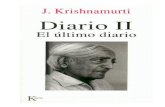 Krishnamurti Jiddu - El Ultimo Diario