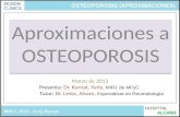 Osteoporosis - Sesion Marzo 2013 - Yuriy