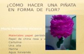 Cómo   hacer   una  piñata  en  forma  de flor_Fernanda Velazco