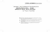 Tiburon Series - Aire Acondicionado Manual de Instalacion Tipo Split
