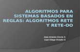 Algoritmos RETE y RETEOO v1.01