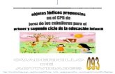 093 LOS OBJETOS LÚDICOS PROPUESTOS EN JEREZ DE LOS CABALLEROS PARA EL 1er. y 2do. CICLO DE LA EDUCACIÓN INFANTIL