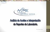 Curso Analisis Aceites Interpretacion Reportes Laboratorio Maquinarias