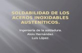 Expo Soldadura Alois Hernandez, Luis Lopez