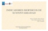 Indicadores biofisicos-sustentabilidad