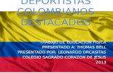 DEPORTISTAS COLOMBIA DESTACADOS 2013