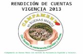 Informe de Gestión de la Alcaldía Municipal de Campamento Antioquia, vigencia 2013.