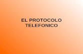 3. ) el protocolo telefonico