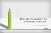 Plan General de Inspección de Servicios Sociales 2012