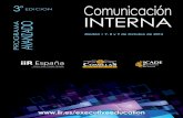 Alberto Mariñas y Juana Pulido participarán un año más en el Programa Avanzado en Comunicación Interna de  ICADE Business School e iiR España