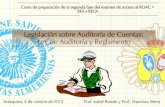 Legislación sobre Auditoría de Cuentas: Ley de Auditoría y Reglamento