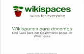 Wikispaces para docentes