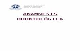 Anamnesis odontologica