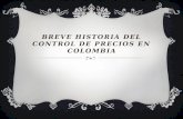 Breve historia del control de precios en colombia