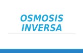 Osmosis inversa