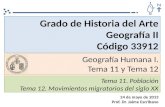 Geografía de España. Tema Población y migraciones