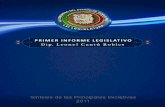 Sintesis de principales inicitivas de Ley _ Informe Leonl Cantu Robles