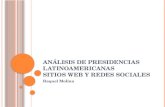 Análisis Presidencias Latinoamericanas Sitios web y redes sociales