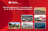 PDVSA Ingeniería y Construcción en el Área de Transporte Masivo
