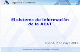 El sistema de información de la AEAT / Agencia Estatal de Administración Tributaria (AEAT) de España