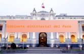 Gabinete ministerial del perú