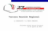 La ingeniería y el medio ambiente, Tercera Reunión regional Guadalajara 2013