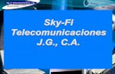 Presentación de productos y servicios de sky fi