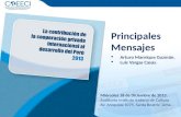 Presentacion "La contribucion de la cooperacion privada internacional al desarrollo del Peru. Año 2013"