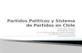 Partidos Políticos y Sistema de Partidos en Chile