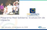 Programa Red Solidaria: Evaluación de Impacto