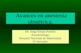 Avances En Anestesia Obstetrica   Dr. Portillo