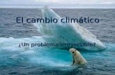 Soluciones y consecuencias del cambio climático