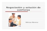 Negociacion y resolucion de conflictos ppt