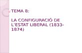 LA CONFIGURACIÓ DE L'ESTAT LIBERAL (1833-1874)