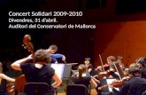 Concert solidari de l'Associació d'Alumnes del Conservatori Professional de Mallorca