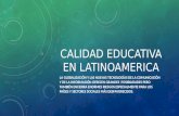 Calidad educativa en latinoamerica