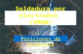 Soldadura por electrodos-POSICIONES DE SOLDADURA