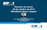 Reunión de socios PMI Madrid Spain Chapter - 29-octubre-2013