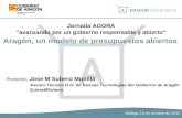 Jornada AGORA "Avanzando por un gobierno responsable y abierto" Jose M Subero (presupuesto)