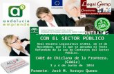 Ponencia Licitaciones y Contratos con el Sector Público. CADE Andalucía Emprende. Chiclana de la Frontera. Cádiz.